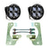 Jeep JL/JT Squadron-R SAE Fog Pocket Light Kit - Jeep 2020-2026 Gladiator; 2018-2026 Wrangler JL; NOTE: w/ OE Rubicon Bumper SAE Fog Clear