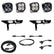 Ford Squadron SAE/Sport Fog Pocket Light Kit - Ford 2021-23 F-150; NOTE: w/o Daytime Running Lights (DRL) SAE Fog Clear