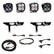 Ford Squadron SAE/Pro Fog Pocket Light Kit - Ford 2021-23 F-150; NOTE: w/o Daytime Running Lights (DRL) SAE Fog Clear