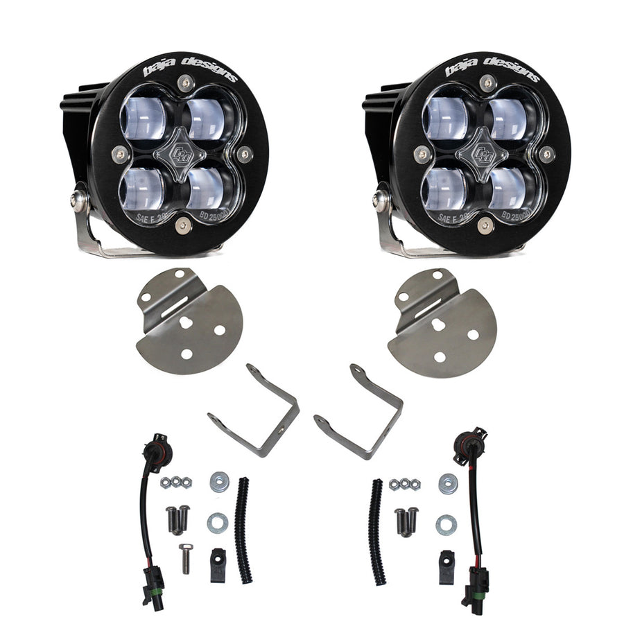 Chevy/GMC Squadron SAE Fog Pocket Light Kit - Chevy/GMC 2015-19 Colorado/Canyon / Silverado/Sierra 2500/3500HD SAE Fog Clear
