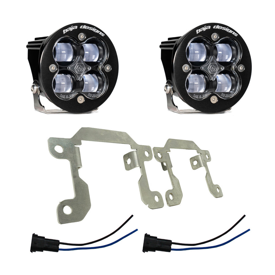 Ford/Subaru Squadron-R SAE Fog Pocket Light Kit - Ford 2014-17 Fiesta ST; 2013-14 Focus ST; 2013-16 Fusion; 2015-17 Mustang; 2015-16 Transit; 2013-16 BRZ/Impreza; 2013-19 Crosstrek; 2014-18 Forrester, 2010-12 Legacy/Outback; 2015-19 WRX/STI SAE Fog Clear