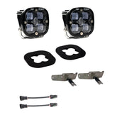 Ford Squadron SAE Fog Pocket Light Kit - Ford 2011-16 F-250/350 Super Duty SAE Fog Clear