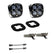 Ford Squadron SAE Fog Pocket Light Kit - Ford 2011-16 F-250/350 Super Duty SAE Fog Clear