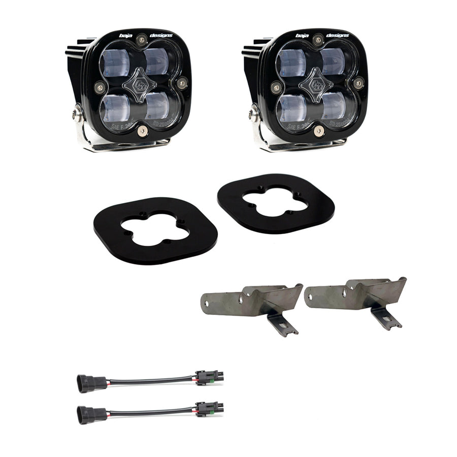 Ford Squadron SAE Fog Pocket Light Kit - Ford 2011-16 F-250/350 Super Duty SAE Fog Clear