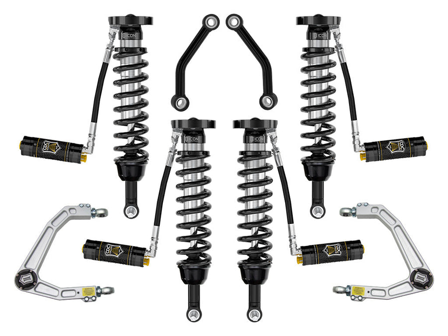 ICON 2021-2026 Chevrolet Tahoe & Suburban/2021-2026 GMC Yukon & Yukon XL, 2.5-3.25" Lift, Stage 4 Suspension System, Billet for Chevrolet Tahoe