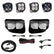 Ford Squadron SAE/Pro Fog Pocket Light Kit - Ford 2020-22 F-250/350 Super Duty SAE Fog Clear