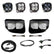 Ford Squadron SAE/Pro Fog Pocket Light Kit - Ford 2020-22 F-250/350 Super Duty SAE Fog Clear