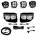 Ford Squadron SAE/Sport Fog Pocket Light Kit - Ford 2020-22 F-250/350 Super Duty SAE Fog Clear