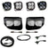 Ford Squadron SAE/Sport Fog Pocket Light Kit - Ford 2020-22 F-250/350 Super Duty SAE Fog Clear