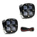 Squadron SAE LED Auxiliary Light Pod Pair SAE Fog Clear