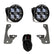 Squadron R SAE Fog Pocket Light Kit - Jeep 2010-18 Wrangler JK; NOTE: w/ Premium OE Bumper SAE Fog Clear