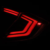 16-21 Honda Civic Hatchback NOVA-Series Prismatic LED Tail Lights Alpha-Black | AlphaRex