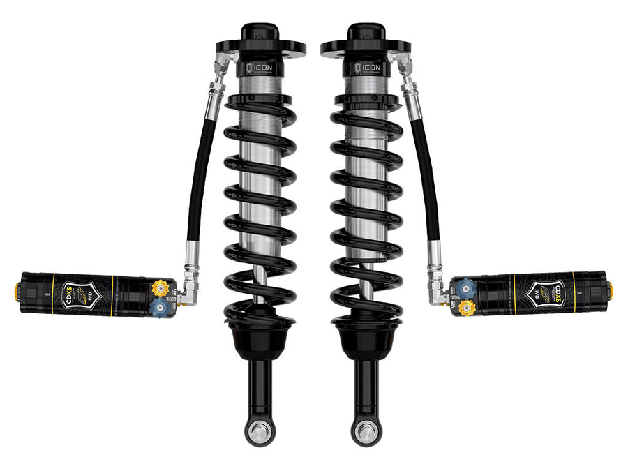 ICON 2021-2025 Ford F-150 4WD, 0-2.75" Lift, Front, V.S. 2.5 Series Coilovers, Remote Reservoir w/ CDXS, Pair for Ford F-150