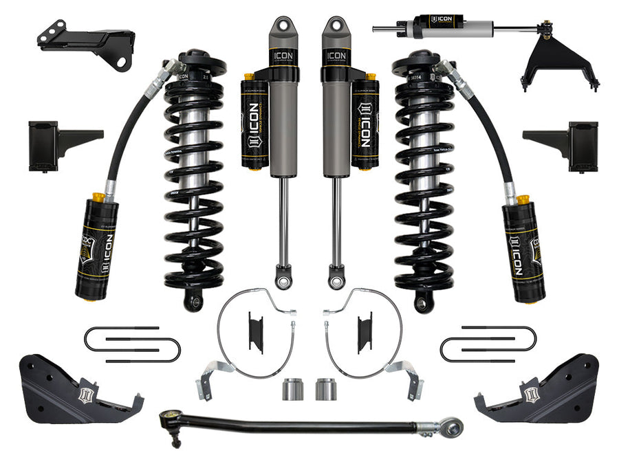 ICON 2023-2025 Ford F-250/F-350 Super Duty 4WD, 4-5.5" Lift, Stage 5 Coilover Conversion System for Ford Super Duty