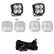 Ford Squadron Sport A-Pillar Light Kit - Ford 2021-2026 Bronco; 2022-2026 Bronco Raptor Spot Clear