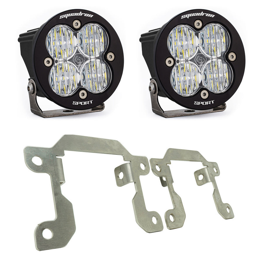 Ford Squadron Sport Fog Pocket Light Kit - Ford 2019-2023 Ranger; 2021-2025 Bronco NOTE: w/ OE Plastic Bumper Wide Cornering Clear