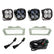 RAM Squadron SAE Fog Pocket Light Kit - RAM 2009-10 1500; RAM 2011-12 1500; 2010-18 2500/3500 SAE Fog Clear