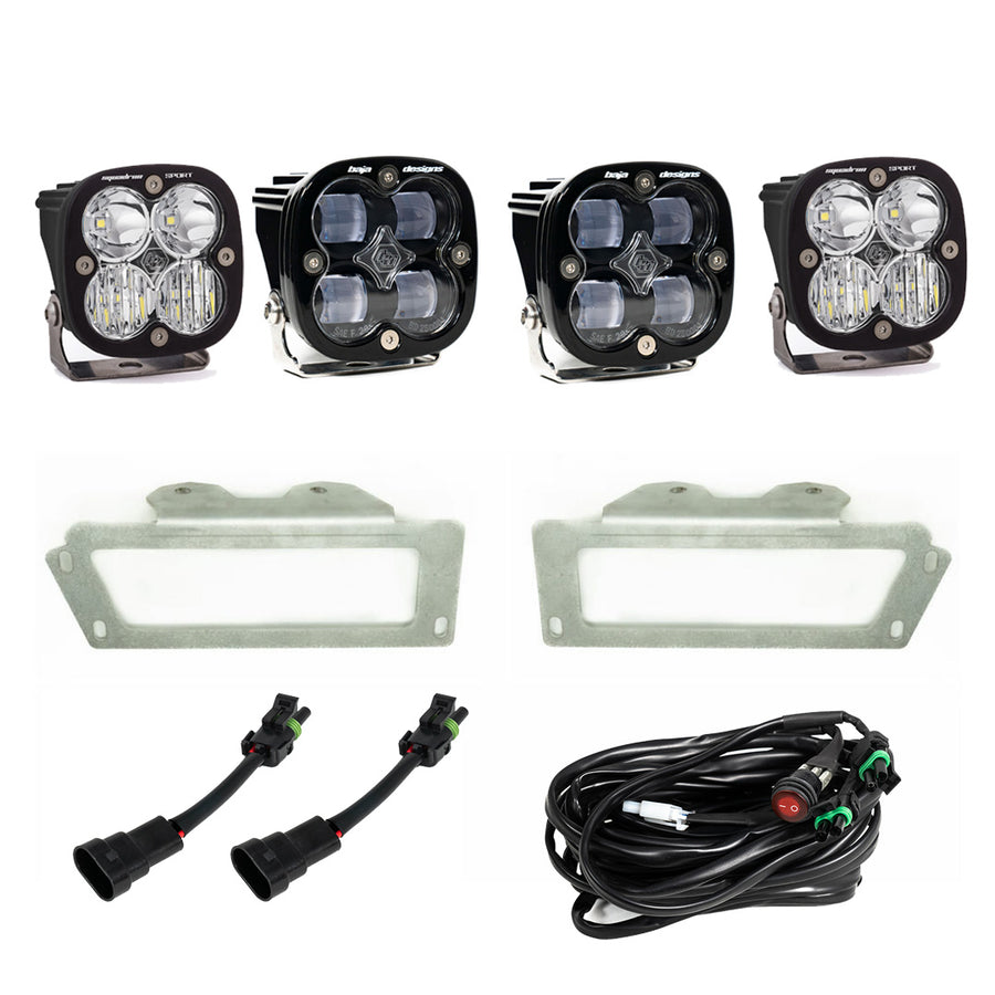 RAM Squadron SAE Fog Pocket Light Kit - RAM 2009-10 1500; RAM 2011-12 1500; 2010-18 2500/3500 SAE Fog Clear
