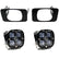 Ford Squadron SAE Fog Pocket Light Kit - Ford 2015-20 F-150; 2017-22 F-250/350 Super Duty SAE Fog Clear