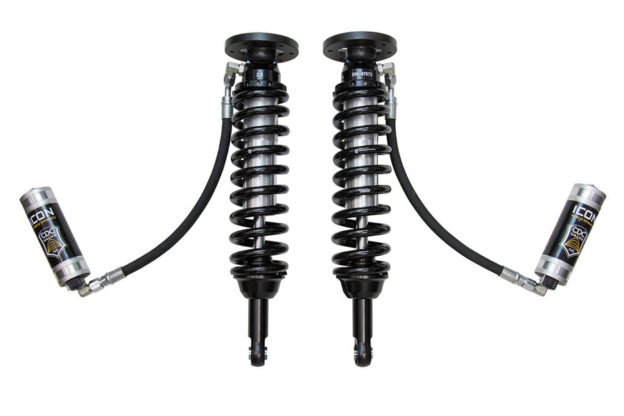 ICON 2009-2013 Ford F-150 4WD, 1.75-2.63” Lift, Front, V.S. 2.5 Series Coilover Kit, Remote Reservoir w/ CDCV for Ford F-150