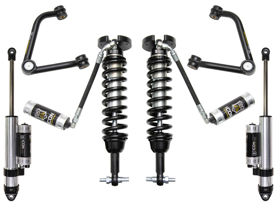 ICON 2019-2026 Chevrolet Silverado 1500/GMC Sierra 1500, 1.5-3.5" Lift, Stage 4 Suspension System, Tubular for Chevrolet Silverado