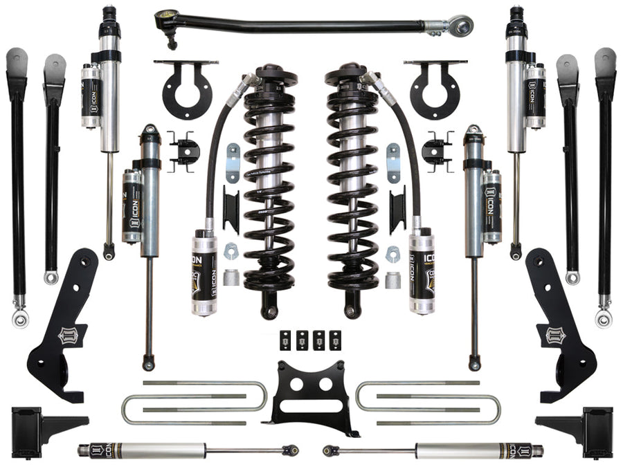 ICON 2017-2022 Ford F250/F350, 4-5.5" Lift, Stage 6 Suspension System for Ford Super Duty