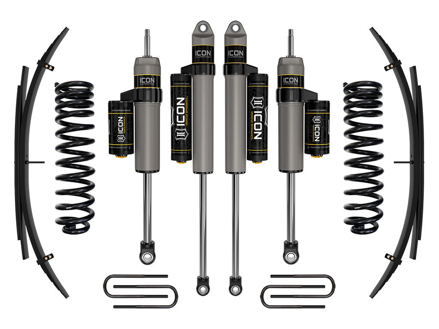 ICON 2020-2023 Ford F-250/F-350 Super Duty 4WD Diesel, 2.5" Lift, Stage 2 Suspension System w/ Expansion Packs for Ford Super Duty