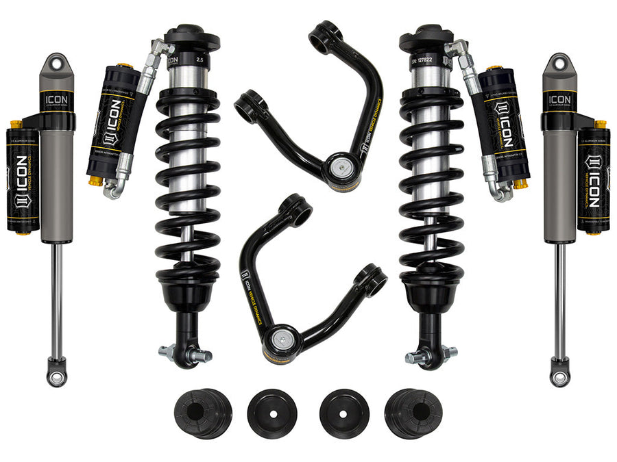 ICON 19-21 Ford Ranger, 0-3.5" Lift, Stage 5 Susp System, Tubular UCA Al Knuckle for Ford Ranger