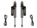 ICON 2018-2023 Jeep Wrangler JL, 2.5" Lift, Rear, V.S. 2.5 Aluminum Series Shock Absorbers, Piggyback Reservoir w/ CDEV, Pair for Jeep Wrangler JL