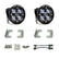 Jeep JK Squadron-R SAE Fog Pocket Light Kit - Jeep 2007-09 Wrangler JK; NOTE: w/ Standard OE Bumper SAE Fog Clear