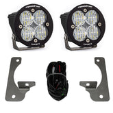 Jeep JK Squadron-R Sport Fog Pocket Light Kit - Jeep 2007-09 Wrangler JK; NOTE: w/ Premium OE Bumper Wide Cornering Clear