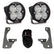 Jeep JK Squadron-R Sport Fog Pocket Light Kit - Jeep 2007-09 Wrangler JK; NOTE: w/ Premium OE Bumper Wide Cornering Clear