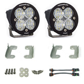 Jeep JK Squadron-R Pro Fog Pocket Light Kit - Jeep 2007-09 Wrangler JK; NOTE: w/ Standard OE Bumper Wide Cornering Clear
