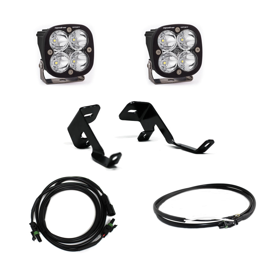 Ford Squadron Sport A-Pillar Light Kit - Ford 2015-2020 F-150; 2017-2020 F-150 Raptor Spot Clear
