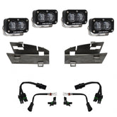 RAM Dual S2 SAE Fog Pocket Light Kit - RAM 2019-24 1500 Rebel; 2021-24 1500 TRX Clear
