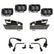 RAM Dual S2 SAE Fog Pocket Light Kit - RAM 2019-24 1500 Rebel; 2021-24 1500 TRX Clear