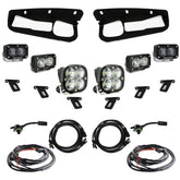Ford Bronco S2 SAE “Pro” Fog Pocket Light Kit - Ford 2021-2026 Bronco; Steel Bumper Clear Toggle