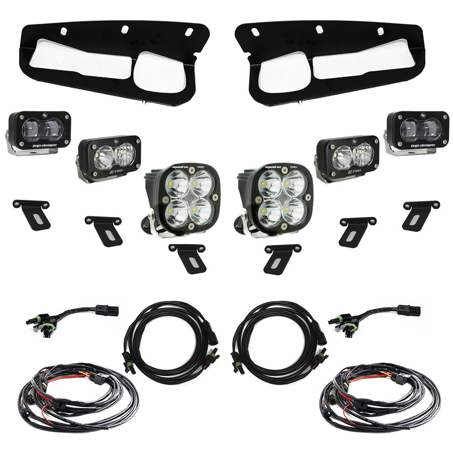 Ford Bronco S2 SAE “Pro” Fog Pocket Light Kit - Ford 2021-2026 Bronco; Steel Bumper Clear Toggle