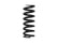 ICON Coil Spring, 14” Long, 3” Inner Diameter, 700 lbs/in Spring Rate for Universal