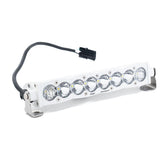 S8 White Straight LED Light Bar 10 Inch Driving/Combo