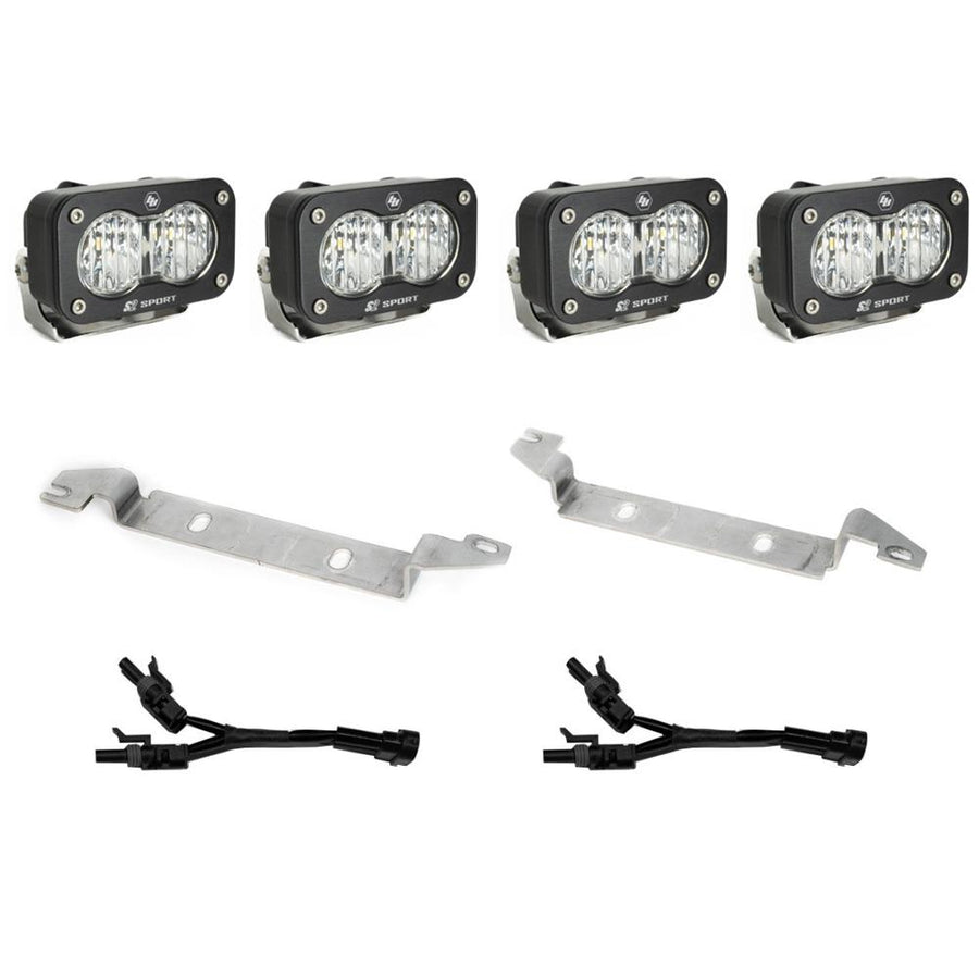 Toyota S2 Sport Dual Fog Pocket Light Kit - Toyota 2024-2026 Tacoma Wide Cornering Clear