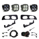 Ford Squadron SAE/Squadron Sport Dual Fog Pocket Light Kit - Ford 2023-2026 F-250/350 Super Duty SAE Fog Clear