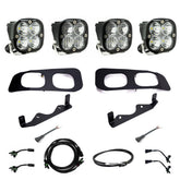 Ford Squadron Pro Dual Fog Pocket Light Kit  - Ford 2023-2026 F-250/350 Super Duty Multi Pattern Clear