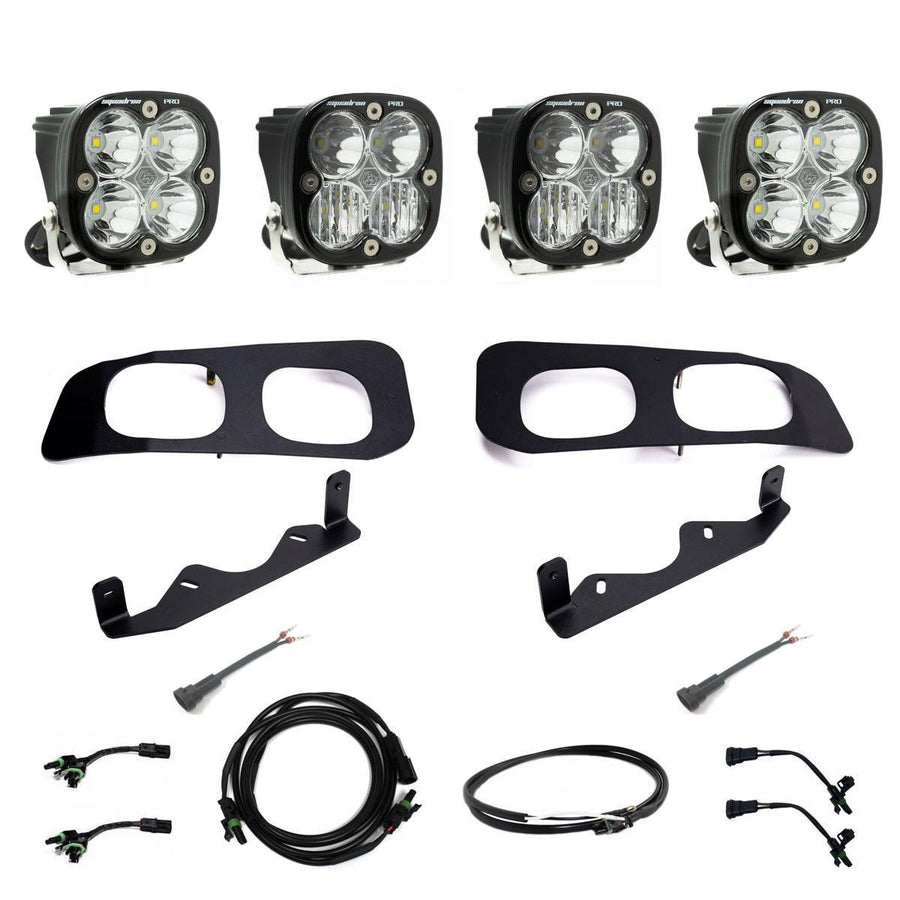 Ford Squadron Pro Dual Fog Pocket Light Kit  - Ford 2023-2026 F-250/350 Super Duty Multi Pattern Clear