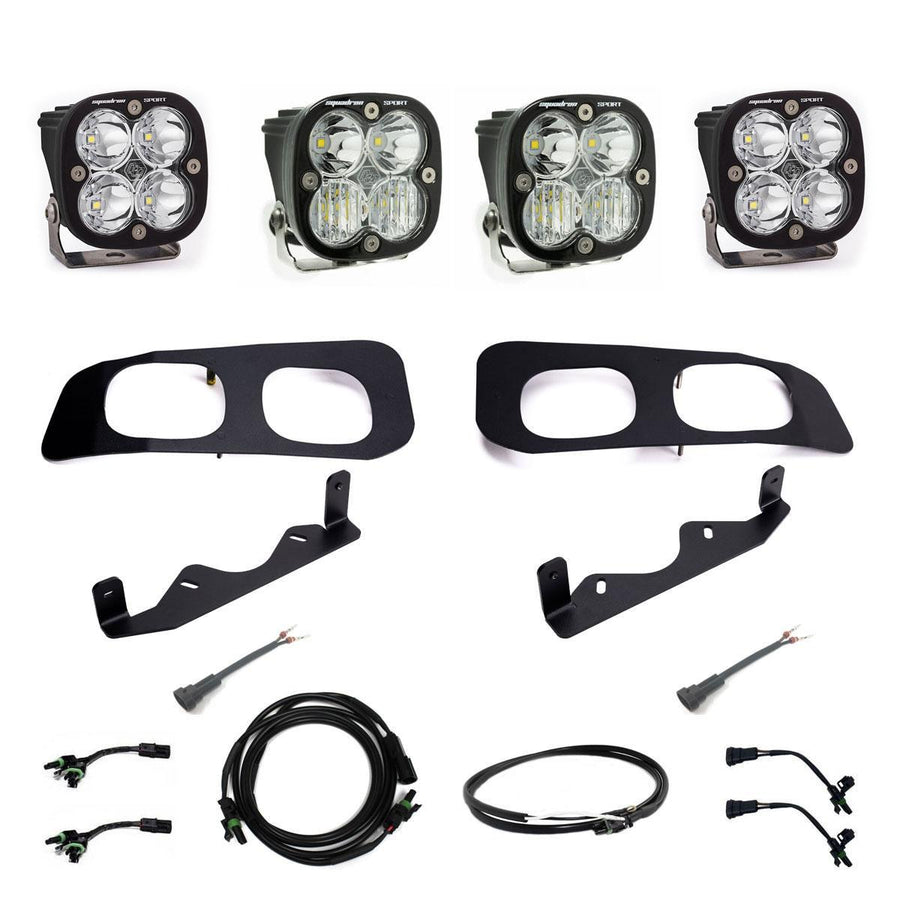 Ford Squadron Sport Dual Fog Pocket Light Kit - Ford 2023-2026 F-250/350 Super Duty Multi Pattern Clear