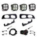 Ford Squadron Sport Dual Fog Pocket Light Kit - Ford 2023-2026 F-250/350 Super Duty Multi Pattern Clear