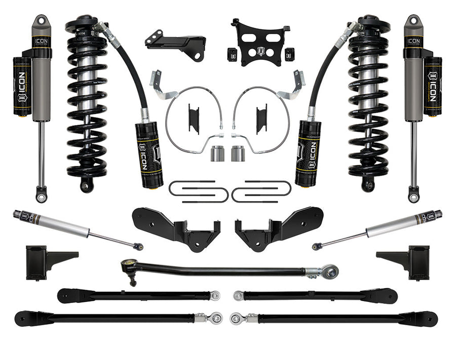 ICON 2023-2025 Ford F-250/F-350 Super Duty 4WD, 4-5.5" Lift, Stage 6 Coilover Conversion System for Ford Super Duty