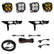 Ford Squadron SAE/Sport Fog Pocket Light Kit - Ford 2021-23 F-150; NOTE: w/o Daytime Running Lights (DRL) SAE Fog Baja Amber