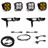 Ford Squadron SAE/Sport Fog Pocket Light Kit - Ford 2021-23 F-150; NOTE: w/o Daytime Running Lights (DRL) SAE Fog Baja Amber