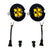 Ford/Toyota Squadron SAE Fog Pocket Light Kit - Ford 2006-14 F-150; Toyota 2005-11 Tacoma; 2007-13 Tundra SAE Fog Baja Amber
